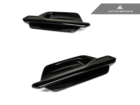 AutoTecknic Replacement Glazing Black Fender Trim - BMW F87 M2 | M2 Competition