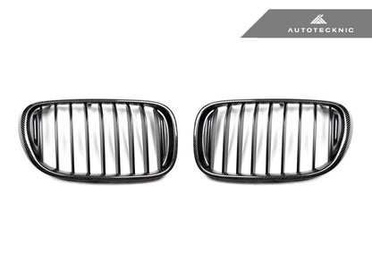 AutoTecknic Carbon Fiber Front Grille Set - BMW G11/ G12 7-Series Pre-LCI (16-19)
