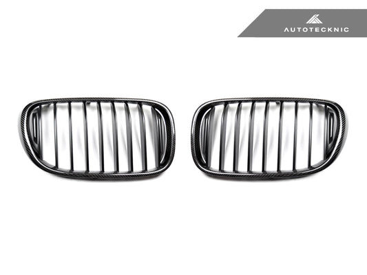 AutoTecknic Carbon Fiber Front Grille Set - BMW G11/ G12 7-Series Pre-LCI (16-19)