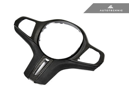 AutoTecknic Carbon Alcantara Steering Wheel Trim - G14/ G15/ G16 8-Series