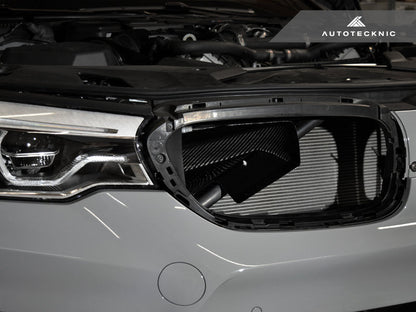 AutoTecknic Dry Carbon Fiber Intake Air Scoop Set - BMW F90 M5