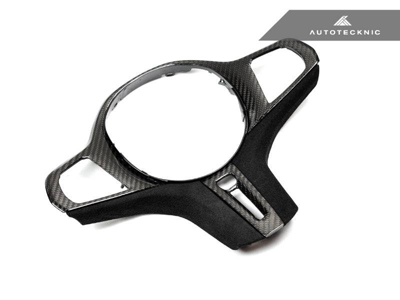 AutoTecknic Carbon Alcantara Steering Wheel Trim - BMW G20 3-Series