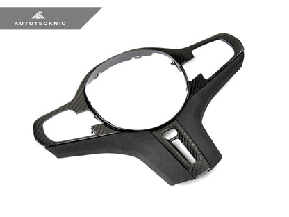 AutoTecknic Carbon Alcantara Steering Wheel Trim - F97 X3M | F98 X4M