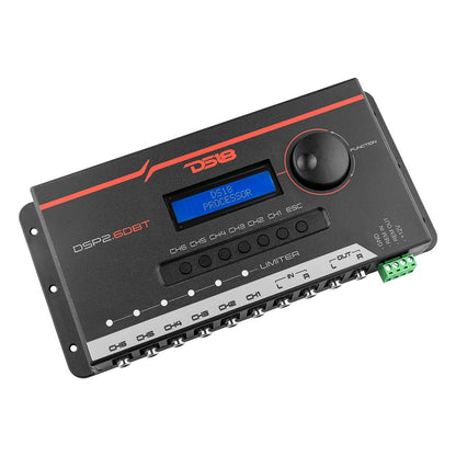 2-Channel In and 6-Channel Out Digital Sound Processor (DSP) with Bluetooth and LCD Screen