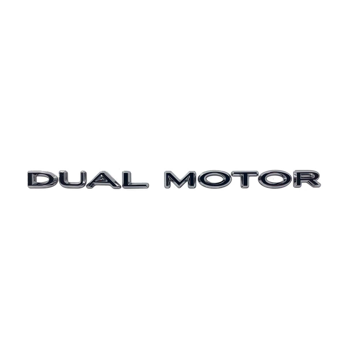 Tesla Dual Motor Emblem Color Overlay Decals