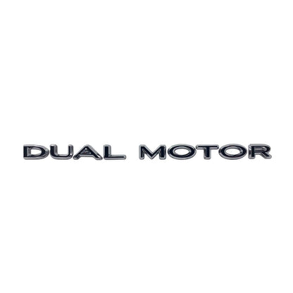 Tesla Dual Motor Emblem Color Overlay Decals