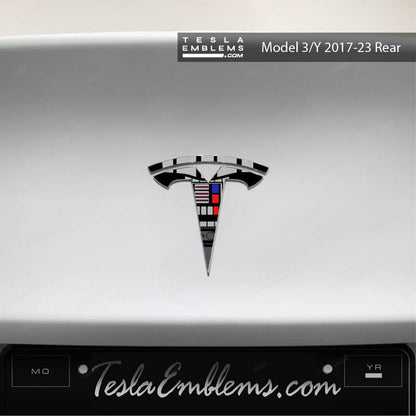 Darth Vader Tesla Emblem Decals (Front + Back) | Model Y
