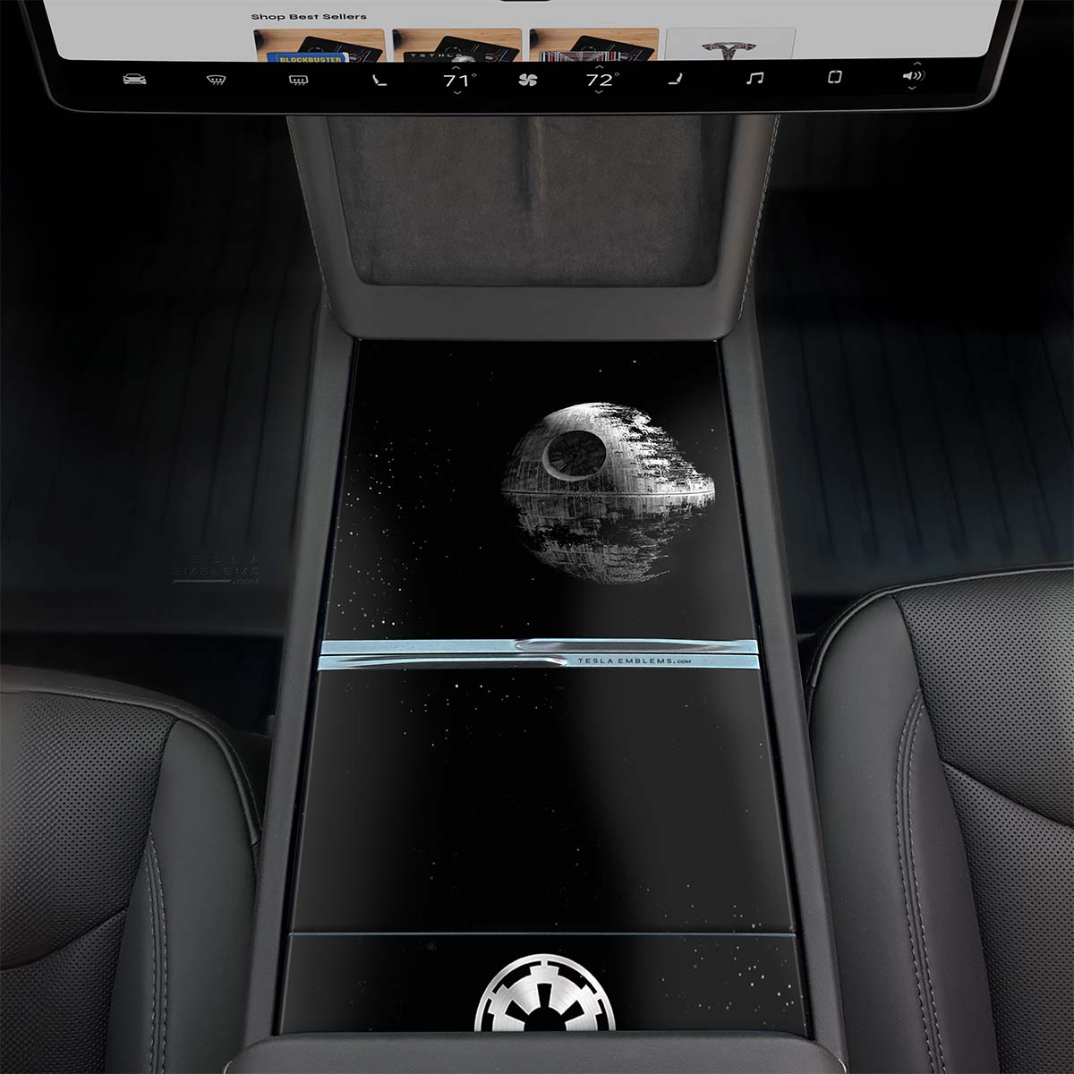 Space Station | Tesla Center Console Wrap Kit | Model 3 '24-26 Refresh