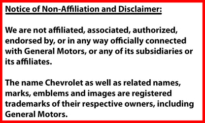 Premium Cast Vinyl Decal Letter Inserts for 2021-2026 Colorado Tailgate