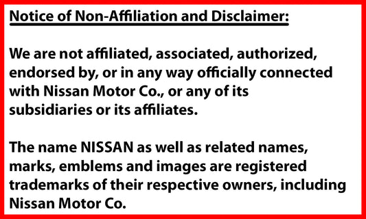 Premium Cast Vinyl Decal Letter Inserts for 2022-2024 Frontier Grille