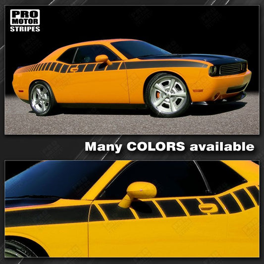 Dodge Challenger 2008-2023 Strobe Cuda Racing Side Stripes