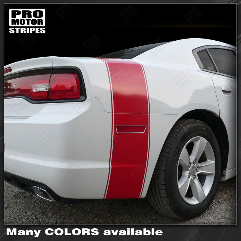 Dodge Charger 2011-2014 Bumblebee Trunk Rear Stripes