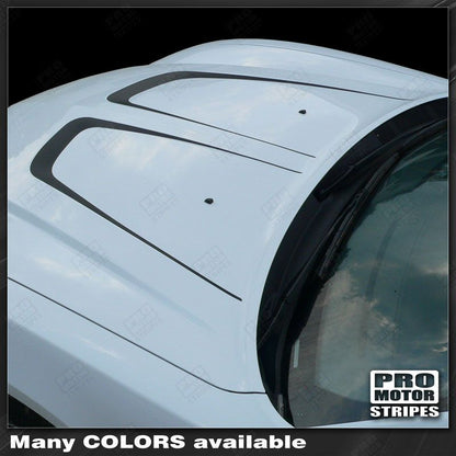 Dodge Charger 2011-2014 Hood Scallop Accent Stripes