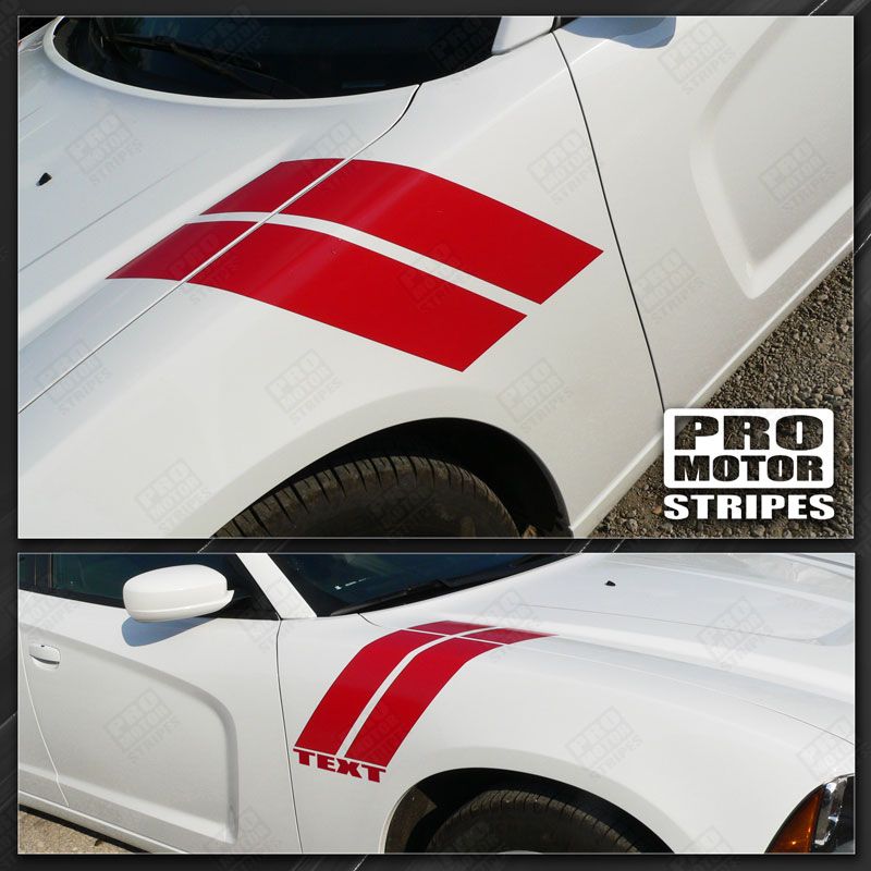 Dodge Charger 2011-2023 Fender Hash Side Accent Stripes
