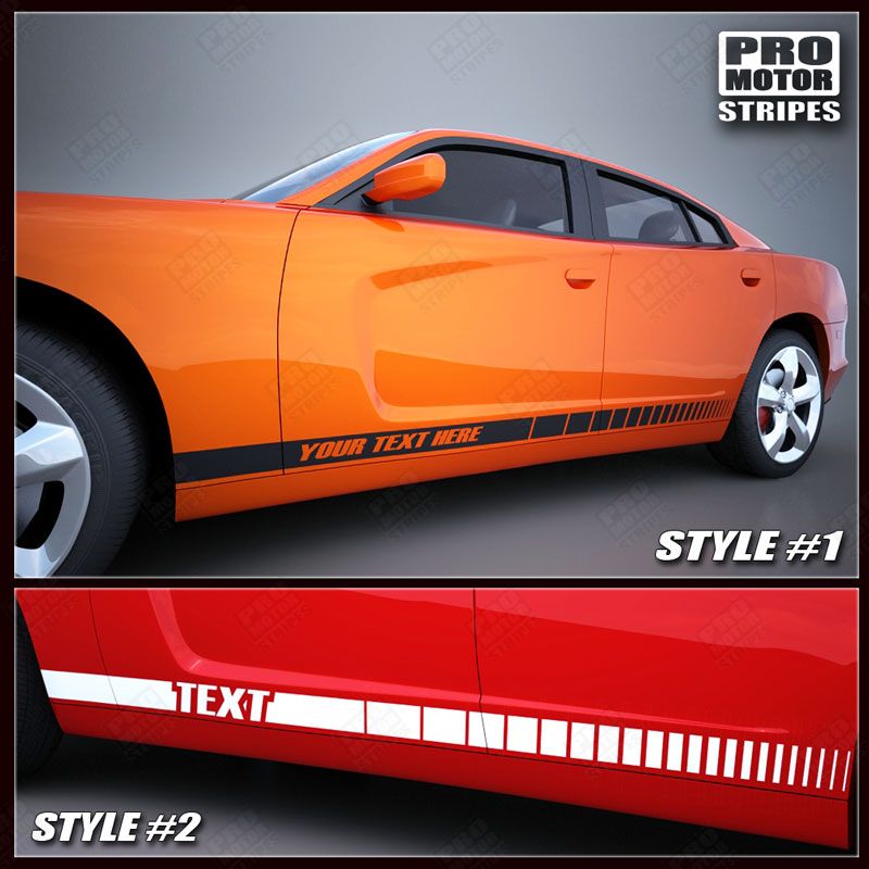 Dodge Charger 2011-2023 Rocker Panel Side Accent Stripes