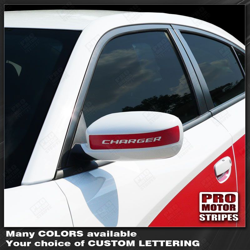 Dodge Charger 2011-2023 Side Mirror Accent Stripes