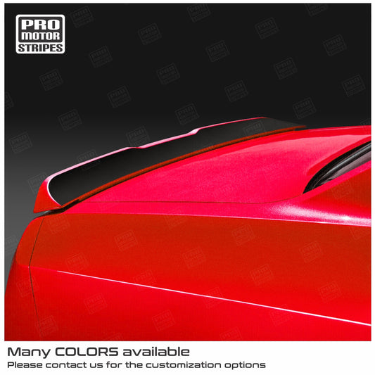 Dodge Challenger 2015-2023 Spoiler Top Wing Blackout Stripe Decal