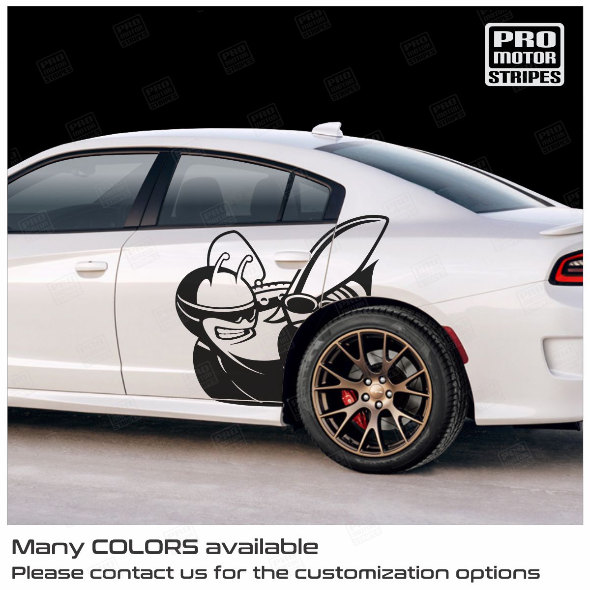 Dodge Charger 2006-2023 Scat Pack Bumblebee Side Decals Stripes