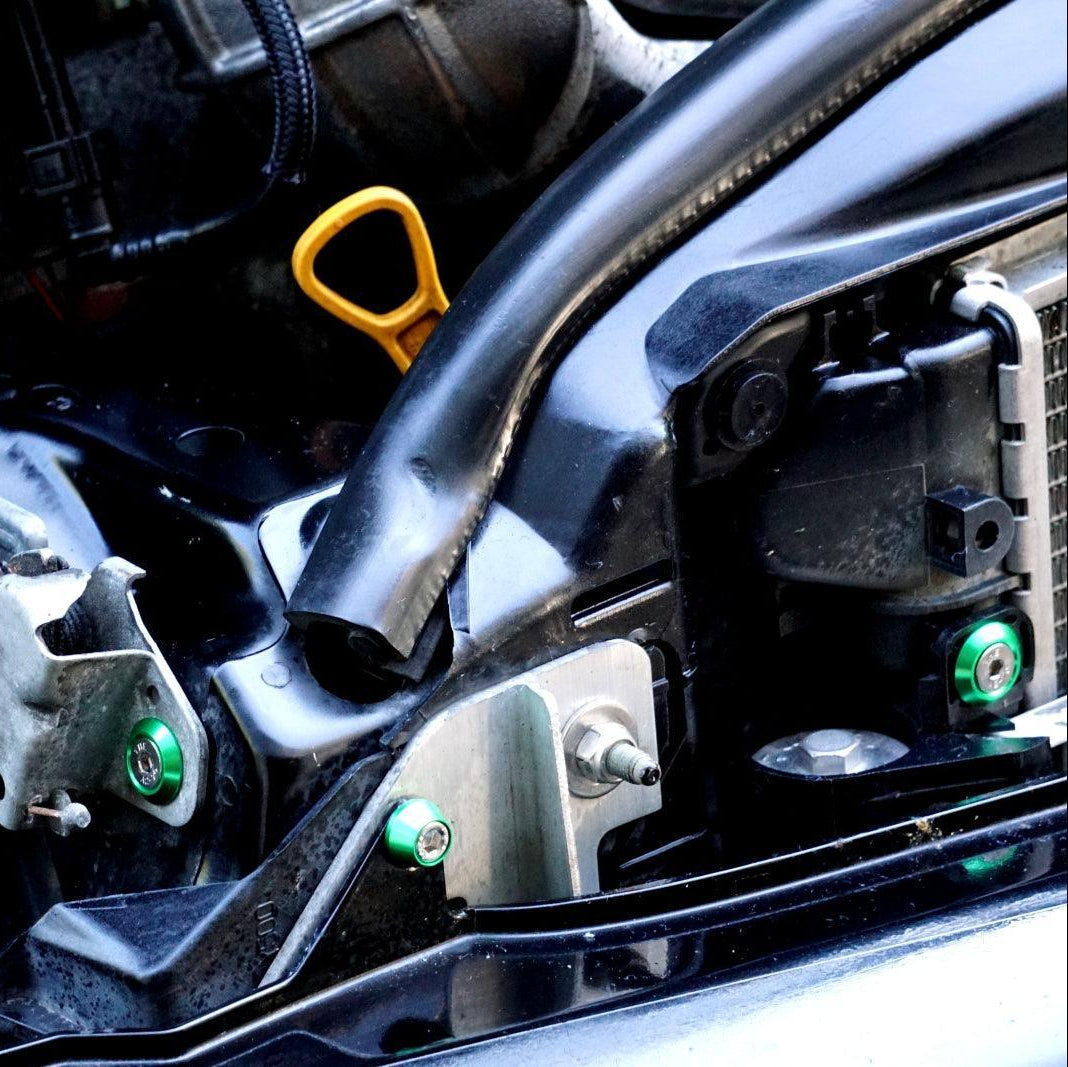 ZSPEC Stage-3 Dress Up Bolts® Fastener Kit for '01-06 R53 Mini Cooper & S, Stainless & Billet