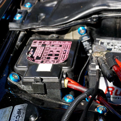 ZSPEC Stage-3 Dress Up Bolts® Fastener Kit for '97-99 Honda Civic/Del Sol 1.6L D-Series, Stainless & Billet