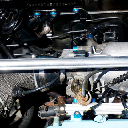 ZSPEC Stage-3 Dress Up Bolts® Fastener Kit for '97-99 Honda Civic/Del Sol 1.6L D-Series, Stainless & Billet