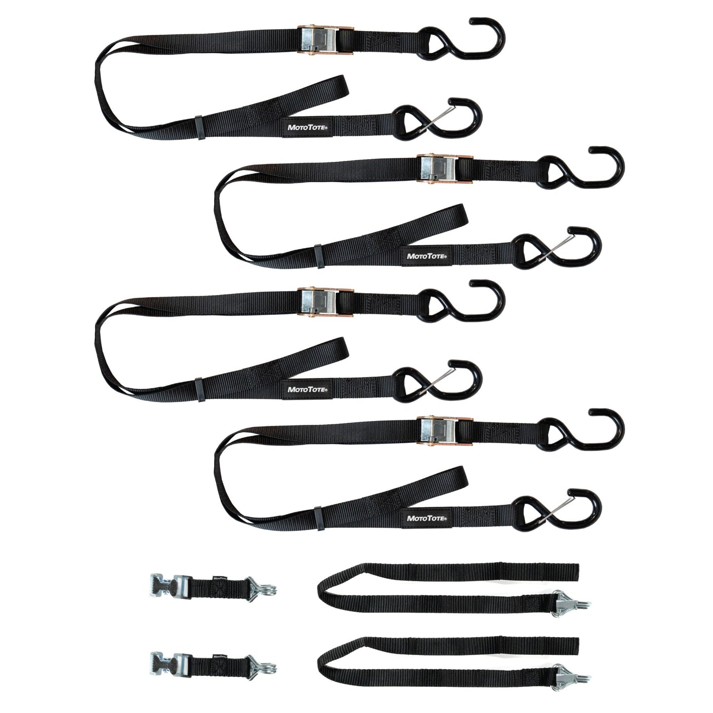 Dual E-Bike Tie Down Bundle