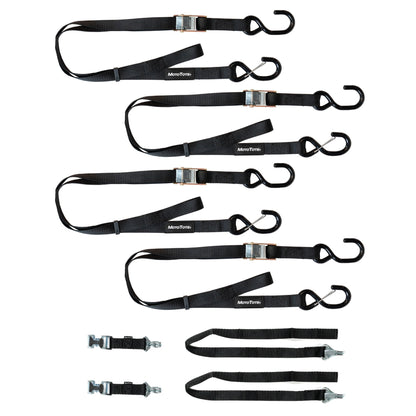 Dual E-Bike Tie Down Bundle