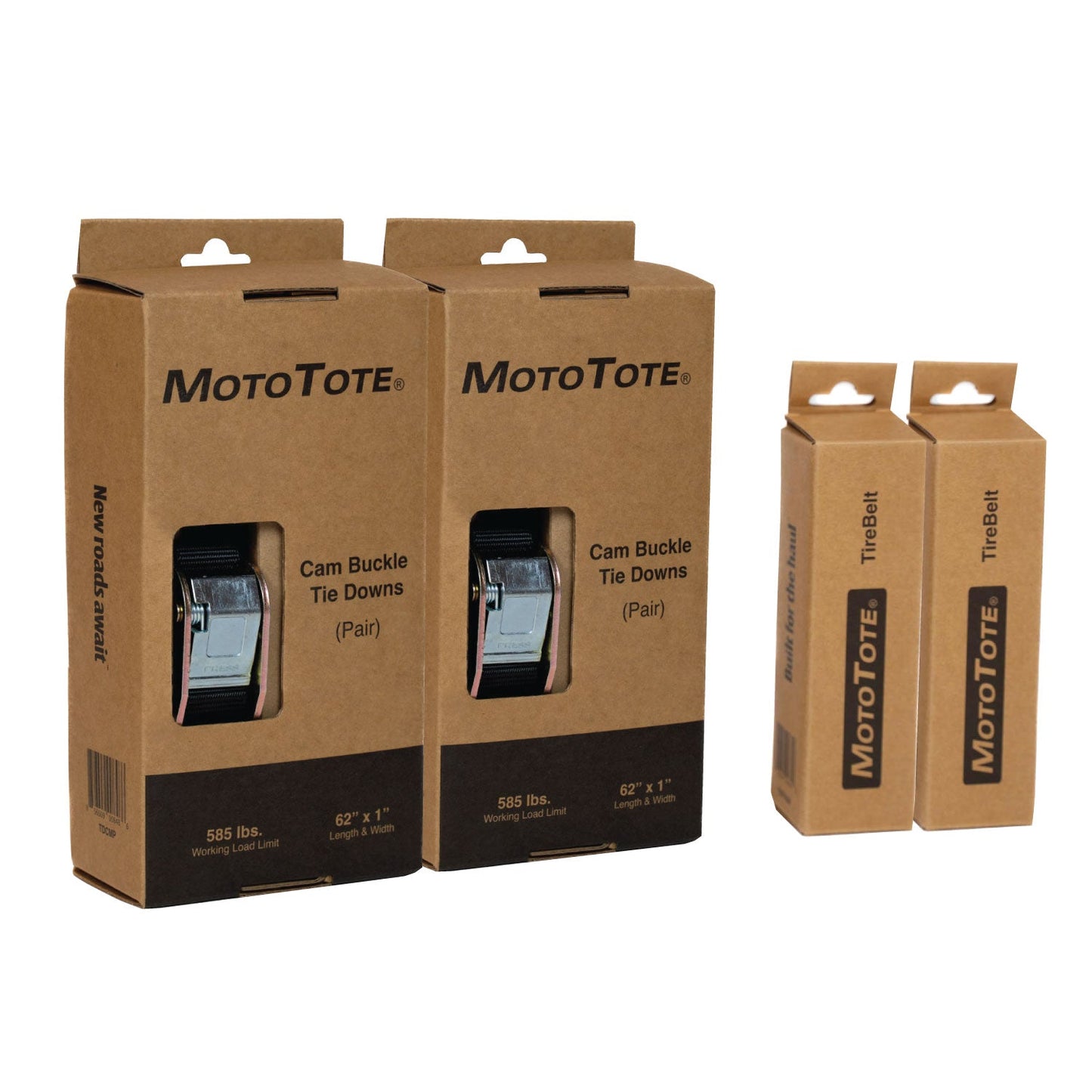 Dual E-Bike Tie Down Bundle