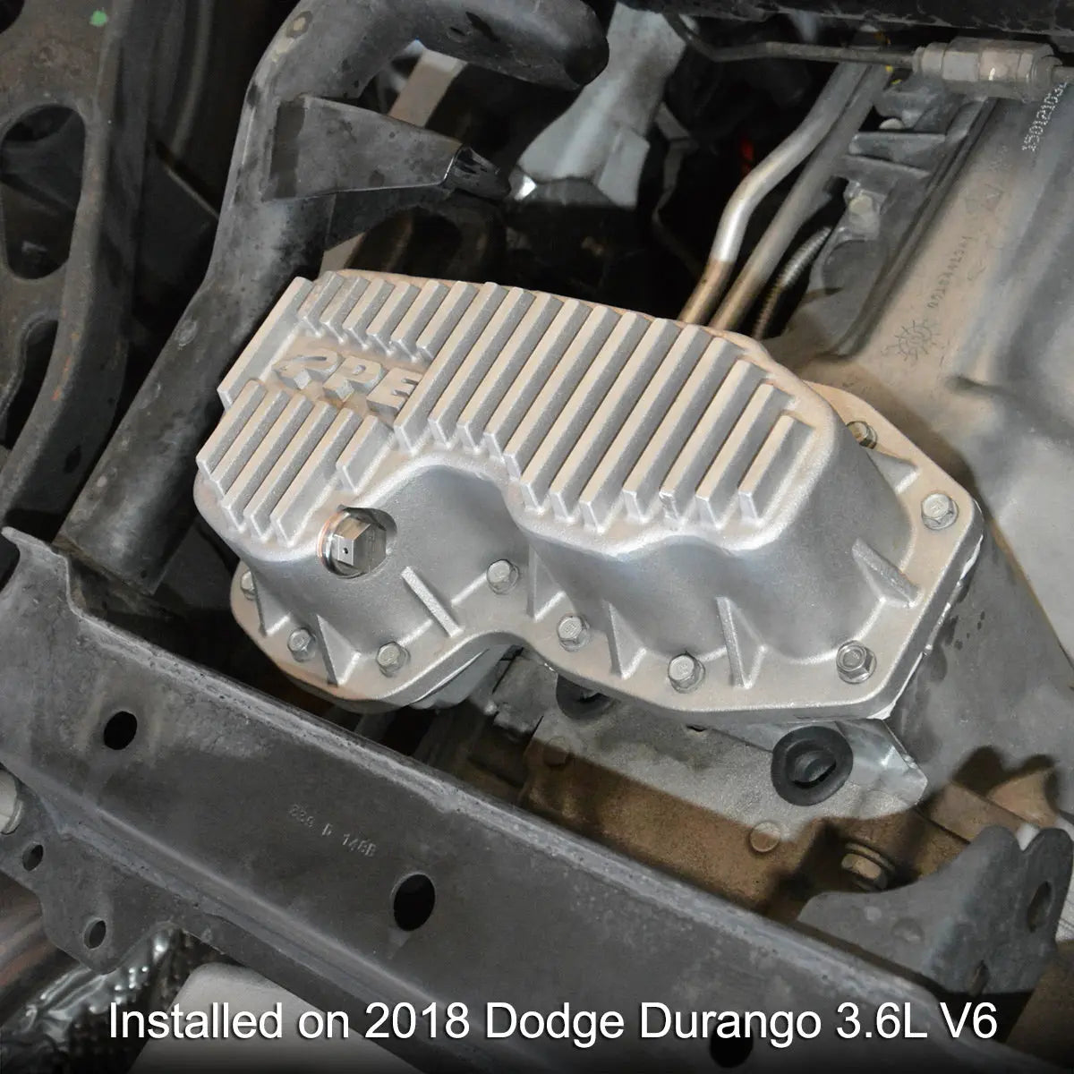 2011-2024 Jeep/Dodge Grand Cherokee/Durango, 2012-2018 RAM 1500 3.6L Heavy-Duty Cast Aluminum Engine Oil Pan ppepower