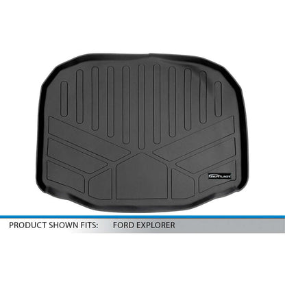 SMARTLINER Floor Liners for 2017-2019 Ford Explorer (with 2nd Row Center Console)