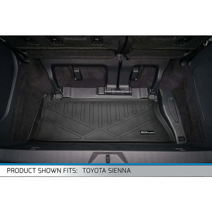 SMARTLINER Custom Fit Floor Liners For 2021-2026 Toyota Sienna with 2nd Row Bench Seat