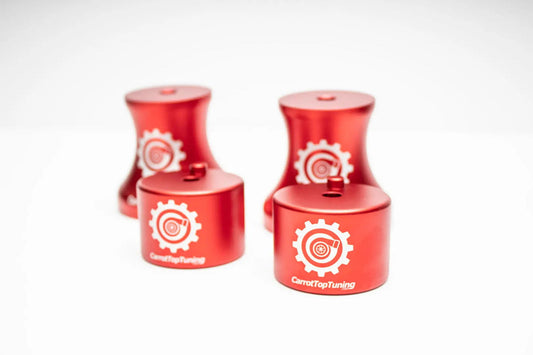 E36 E46 Z3 Z4 Solid Billet Aluminum Motor and Transmission Mount Kit - RED V3
