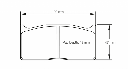 PAGID Racing Pagid Racing 1705 RST3 Compound Brake Pads 1705-RST3