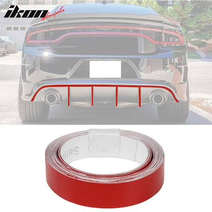 3M Reflective Stickers Vinyl Pinstripe Safety Warning Tape 1.5CM x 5M