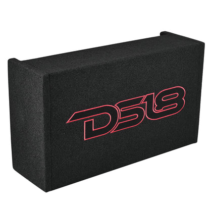 10" Loaded Amplified Shallow Down Fire Subwoofer Enclosure 250 Watts Rms