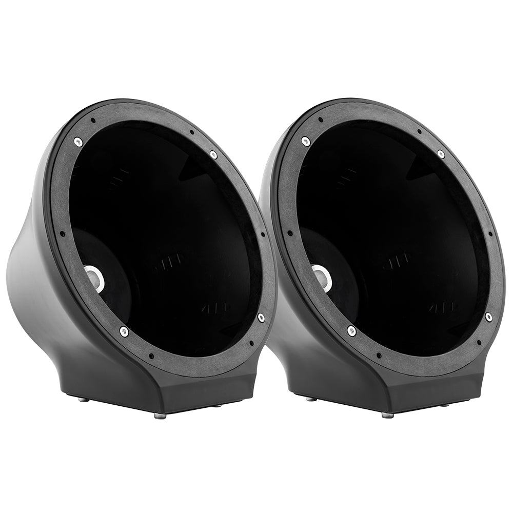 8” Universal Flat Mount Kick Panel Speaker Pod – Jet Skis, Jeeps, Motorcycles – RGB LED Lights