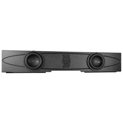 Dual 8" Ported Subwoofer Enclosure For CHEVY Silverado and GMC Sierra Crew Cab 4 Door 14-18
