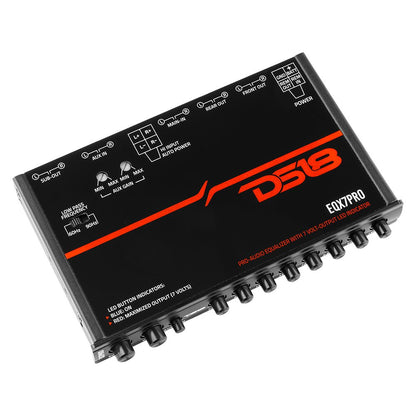 High Volt 7-Band Equalizer with High Level Input, Auto Turn On And High Volt LED Indicator