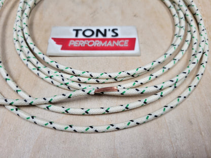 16 Gauge Cloth Braided Primary Wire [Sold By The Foot]