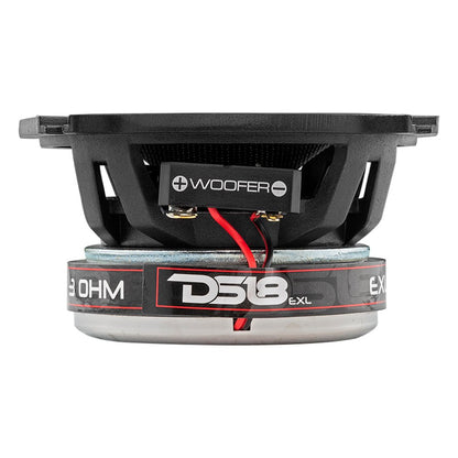 EXL 4" 2-Way Coaxial Speaker with Fiber Glass Cone | 60W RMS 3-Ohm