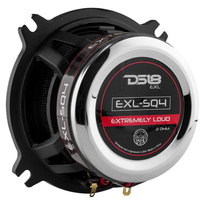 EXL 4" 2-Way Coaxial Speaker with Fiber Glass Cone | 60W RMS 3-Ohm