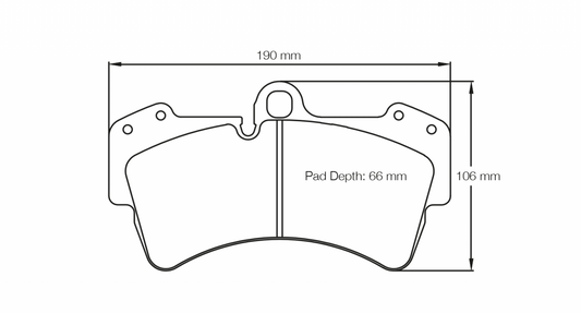 PAGID Racing Pagid Racing 2845 RSL29 Compound Brake Pads 2845-RSL29
