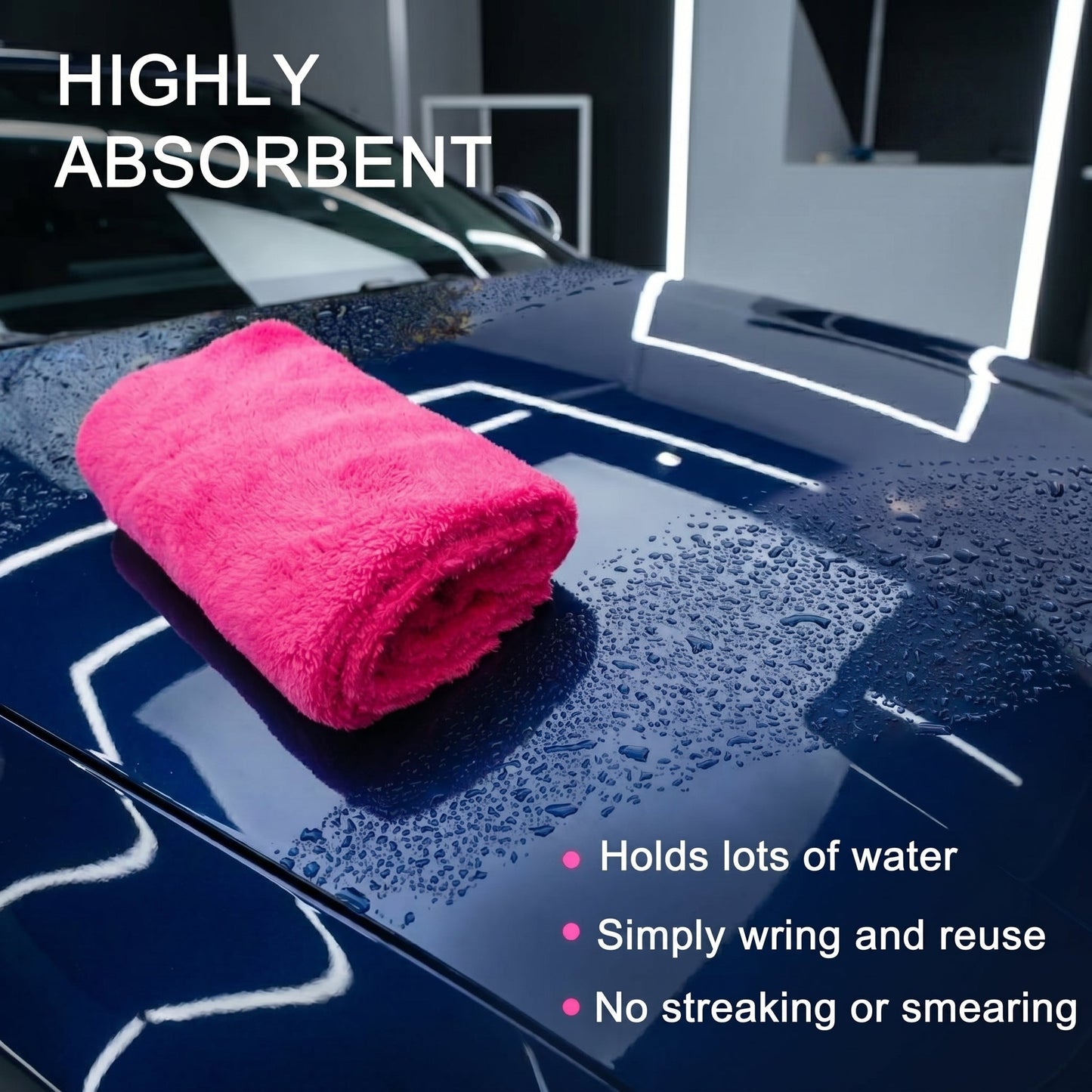 WASH&WHIPS Edgeless Microfiber Coral Fleece with Ultrasonic Edge
