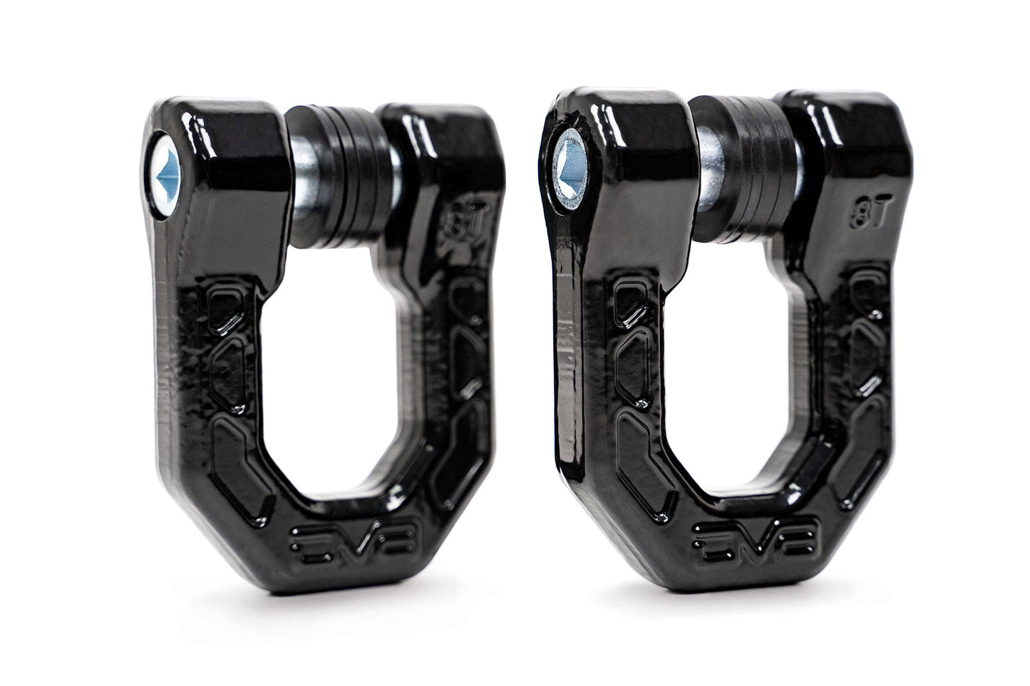 DV8 Offroad Elite Series 3/4" D-Ring Shackles | Pair UNSK-01BL