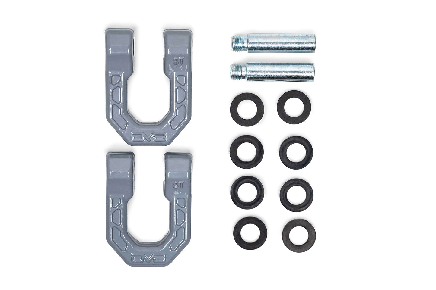 DV8 Offroad Elite Series 3/4" D-Ring Shackles | Pair UNSK-01BL