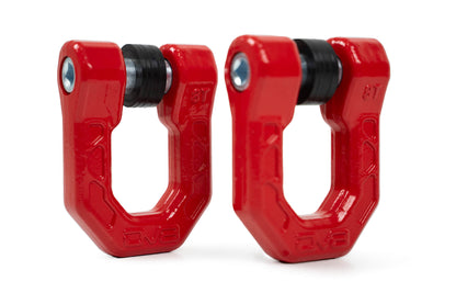 DV8 Offroad Elite Series 3/4" D-Ring Shackles | Pair UNSK-01BL