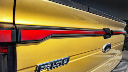 OPT7 Full-Width Strip Cross LED Tail Light with Sequential Red or Yellow Signal for 12th Gen 09-14 Ford F150 (Inspired from New Ford F-150 Lighting)