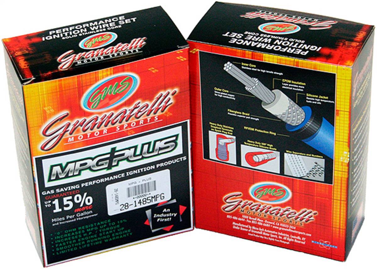 Granatelli 1989–1992 Toyota Cressida 3L L6 0-Ohm Performance Spark Plug Wires – 26-1210S