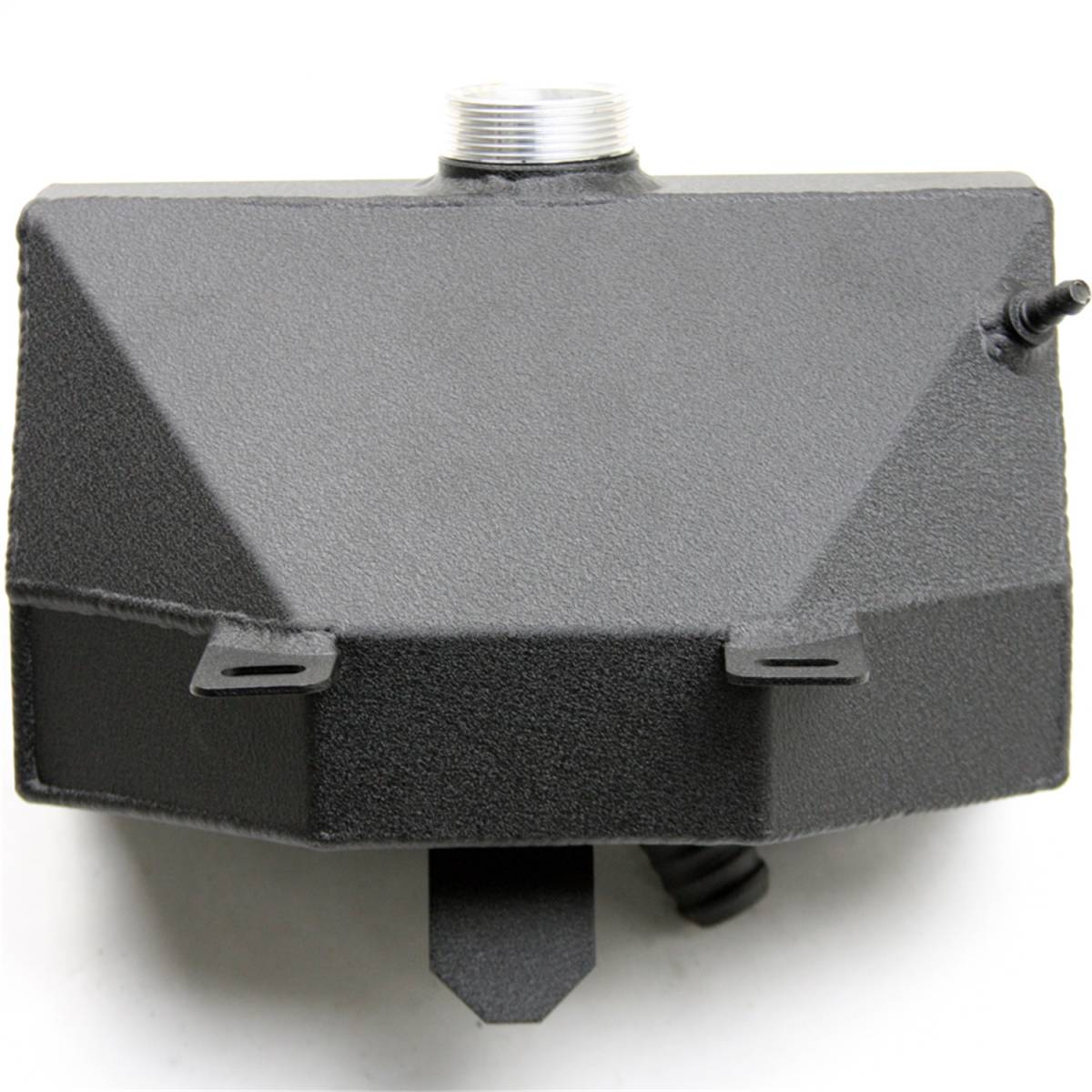 Granatelli 2015–Current Ford Mustang Wrinkle Black Aluminum Coolant Expansion Tank – 510100-B