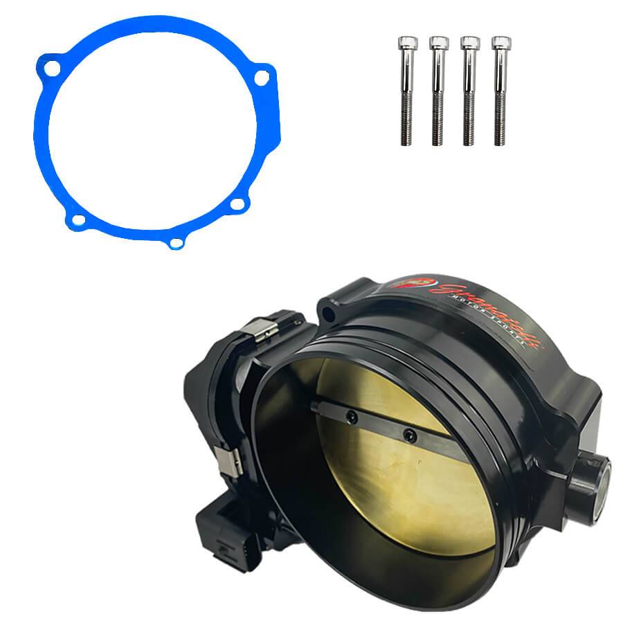 Granatelli 105mm 6.2L Hellcat/Trackhawk/TRX Black Billet Drive-By-Wire Throttle Body – GMTBSRTHB